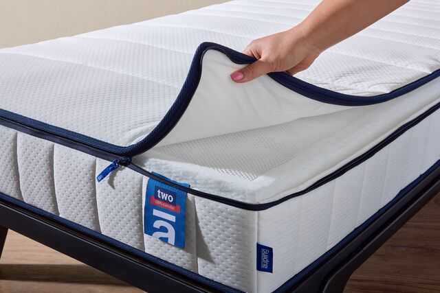 Afritsbare en wasbare hoes van het Auping Two matras