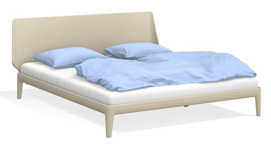 Auping Essential - aluminium + houtlook
