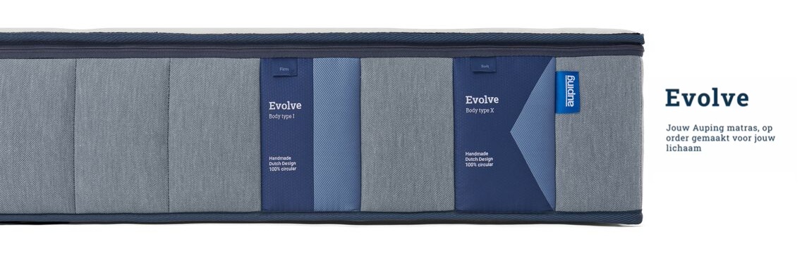 Auping Evolve matras met persoonlijke ondersteuning Auping Evolve matras met persoonlijke ondersteuning