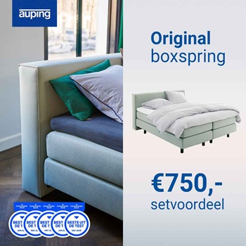 Auping Original boxspring: &euro; 750,- setvoordeel