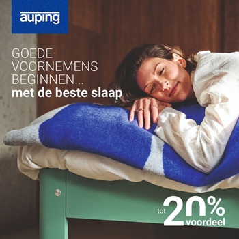 Auping Wintersale - Tot 20% korting op de Auping collectie Auping Wintersale - Tot 20% korting op de Auping collectie