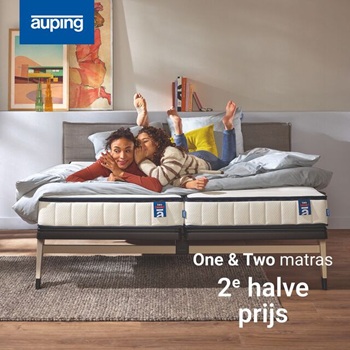 Auping matras One en Two - 2e halve prijs