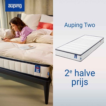 Auping One en Two - 2e matras halve prijs