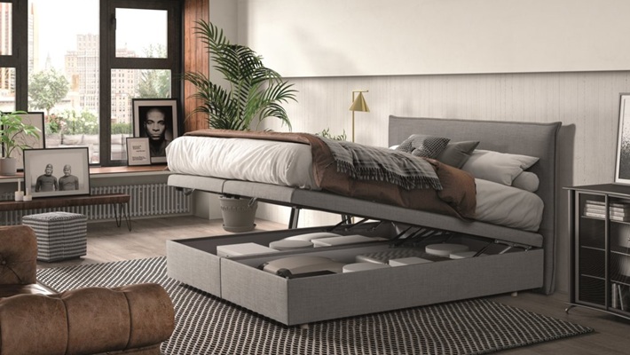 Boxspring met opbergruimte