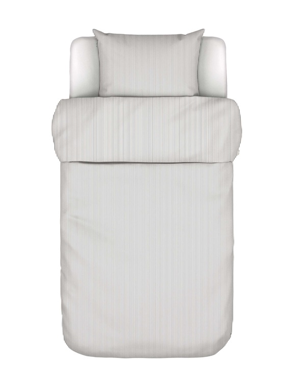 Marc O'Polo Classic fine stripe antraciet