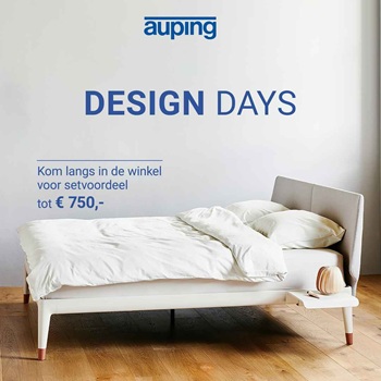 Auping Design weeks: tot € 750,- korting