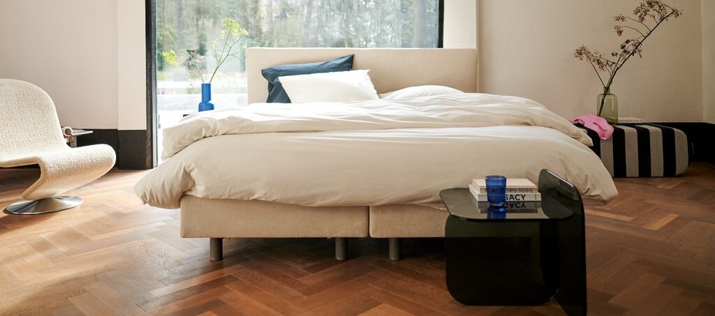 Auping Original Boxspring Bundel met Comfort matras en Dublin hoofdbord Auping Original Boxspring Bundel met Comfort matras en Dublin hoofdbord