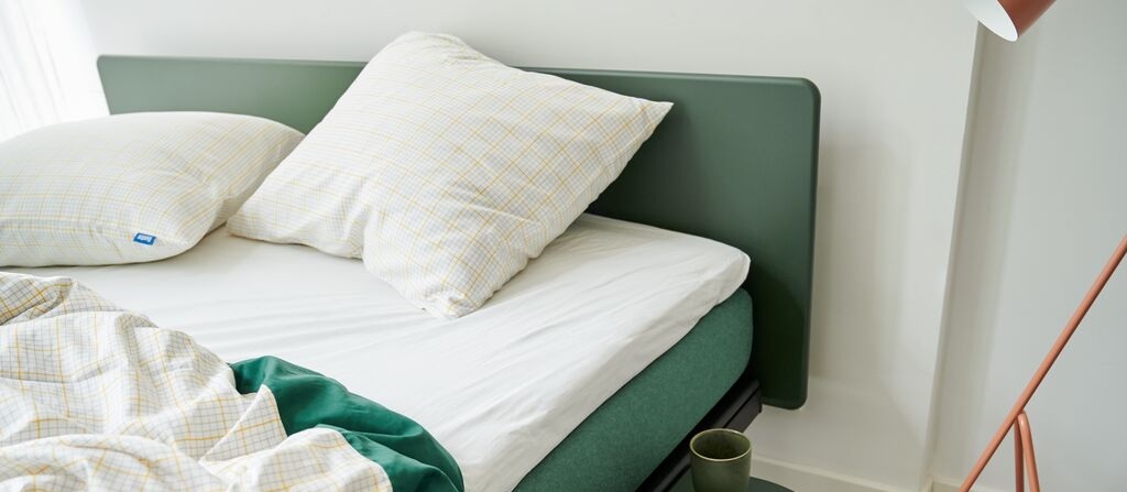 Straight hoofdbord van het Auping Original bed Straight hoofdbord van het Auping Original bed