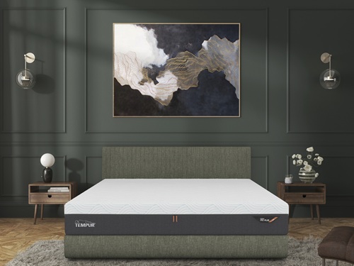 Tempur Arc bed met hoofdbord Vertical Tempur Arc bed met hoofdbord Vertical